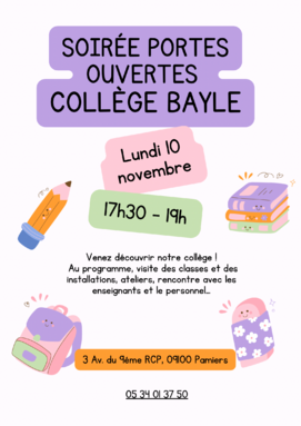 Affiche JPO collège Pierre Bayle.png
